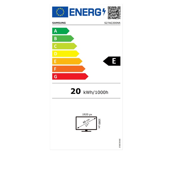 Samsung 27" LS27AG300NRX FHD VA 144Hz DP/HDMI fekete gamer monitor (Újracsomagolt)