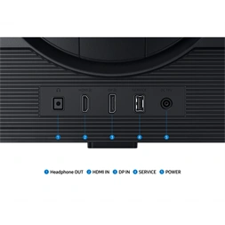 Samsung 27" LS27FG602EUXEN Odyssey G6 QHD IPS 350Hz HDMI, DP Pivot gamer monitor