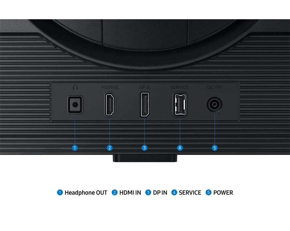 Samsung 27" LS27FG602EUXEN Odyssey G6 QHD IPS 350Hz HDMI, DP Pivot gamer monitor