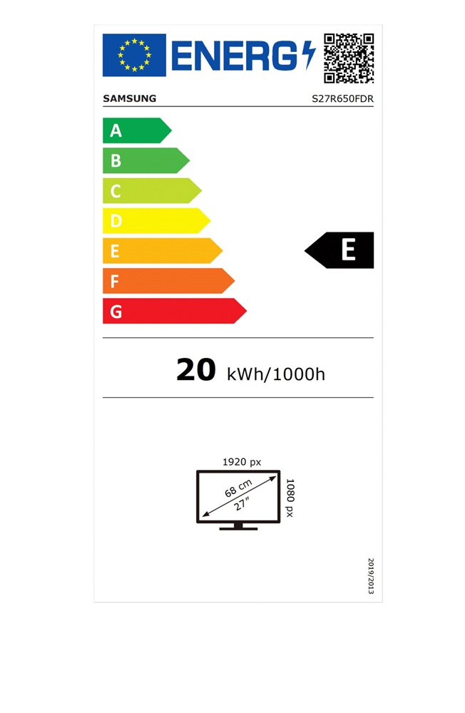 Samsung 27" LS27R650FDRXEN FHD HDMI/DP monitor