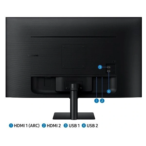 Samsung 27" M5 S27BM500EU FHD VA HDR10 fekete SMART monitor távirányítóval (Újszerű)