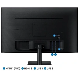 Samsung 27" M5 S27BM500EU FHD VA HDR10 fekete SMART monitor távirányítóval (Újszerű)