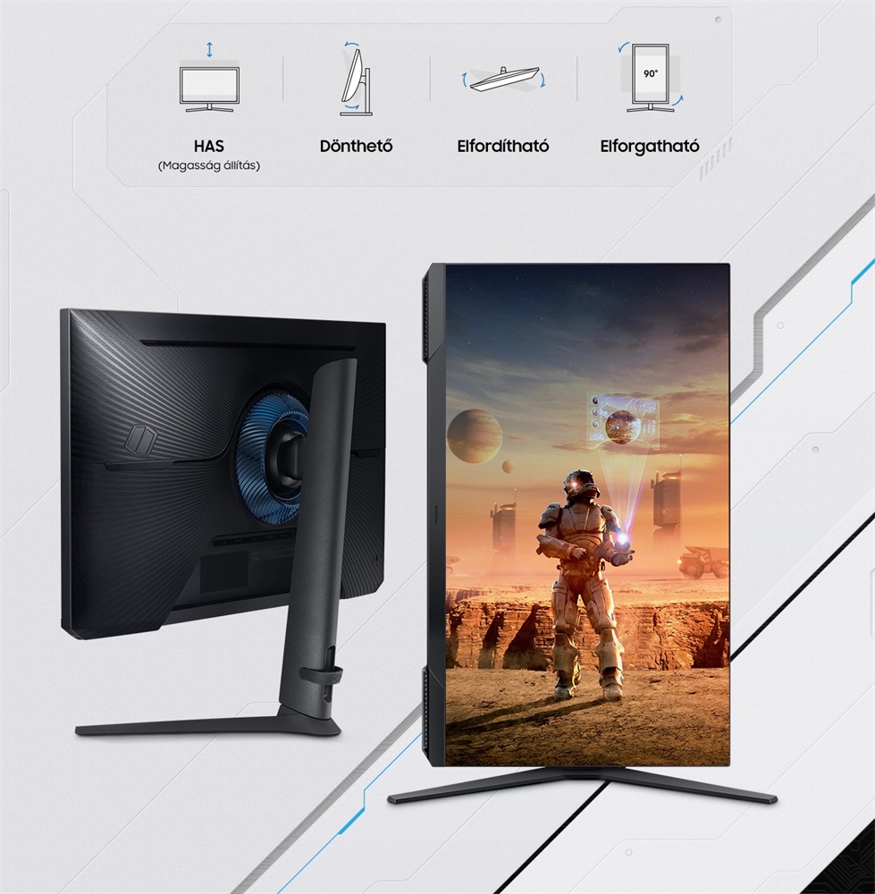 Samsung 27" S27AG300NUX HDMI Display port 144Hz monitor (Újracsomagolt)