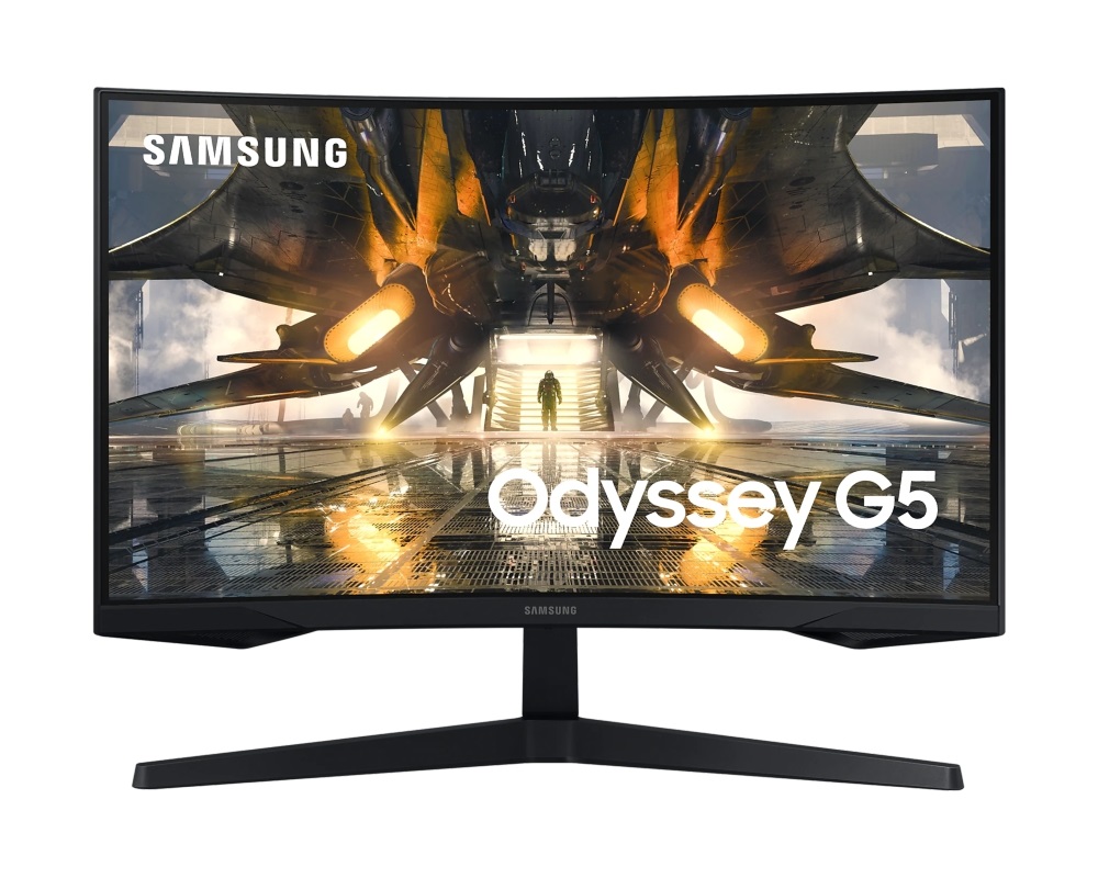 Samsung 27" S27AG550EU QHD VA 165Hz ívelt kijelzős gamer monitor