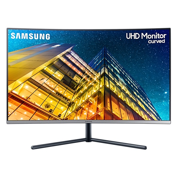 Samsung 31,5" U32R590CWR LED 4K HDMI Display port ívelt kijelzős kékes sötétszürke monitor