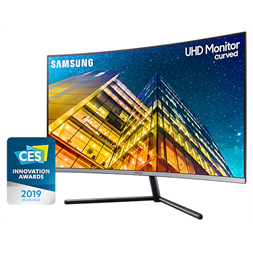 Samsung 31,5" U32R590CWR LED 4K HDMI Display port ívelt kijelzős kékes sötétszürke monitor