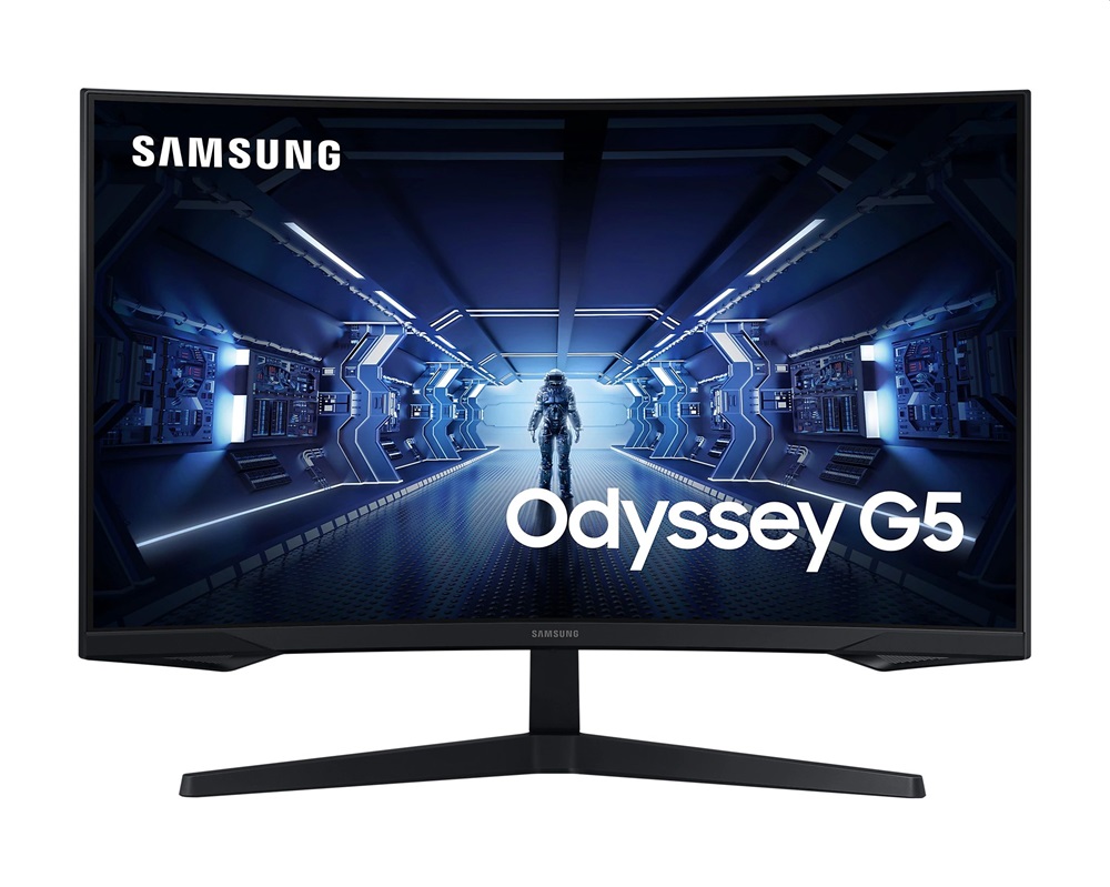 Samsung 32" LC32G55TQBUXEN VA WQHD 144Hz HDMI/DP ívelt gamer monitor