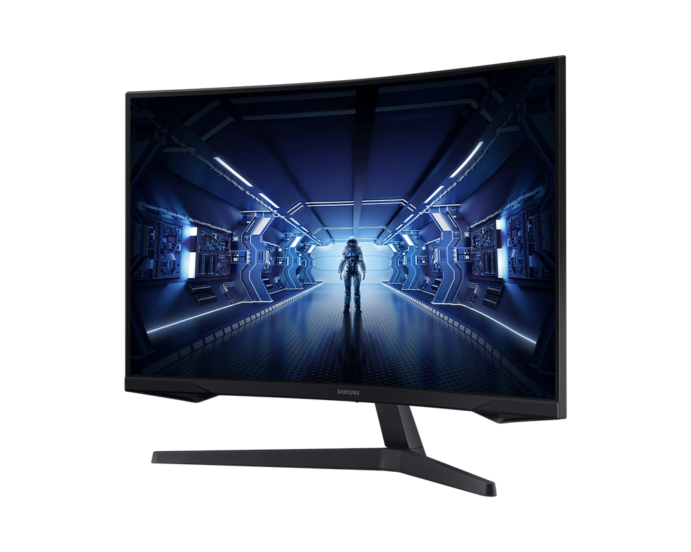 Samsung 32" LC32G55TQBUXEN VA WQHD 144Hz HDMI/DP ívelt gamer monitor