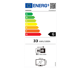 Samsung 32" LS32A600UUPXEN QHD HDMI/DP HDR10 monitor