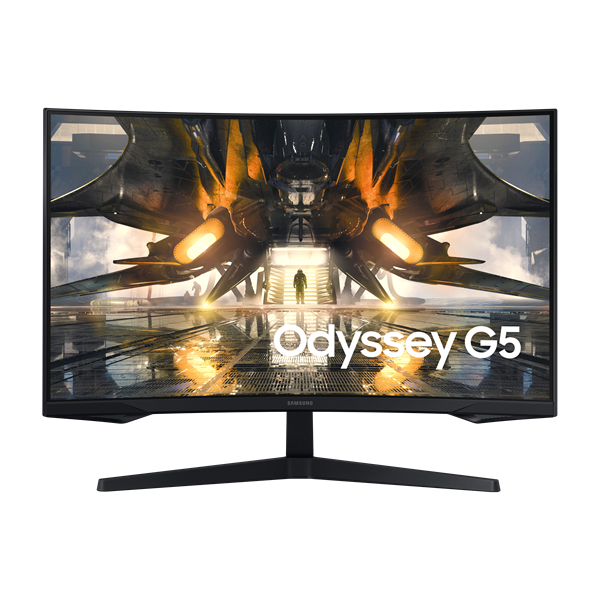 Samsung 32" LS32AG550EPXEN QHD 165Hz HDMI/DP HDR10 ívelt kijelzős gamer monitor