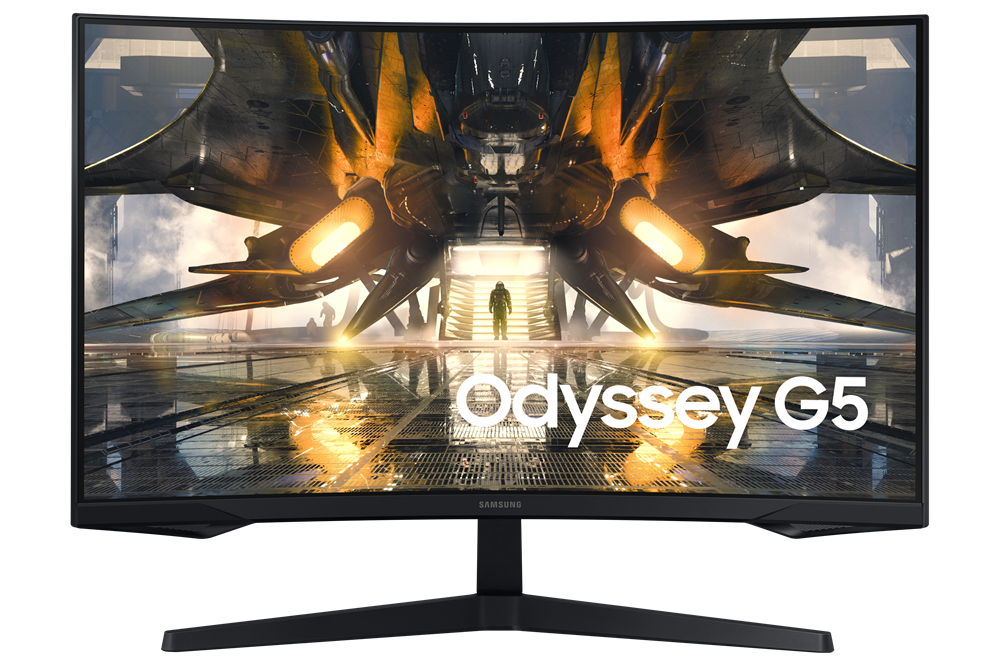 Samsung 32" LS32AG550EPXEN QHD 165Hz HDMI/DP HDR10 ívelt kijelzős gamer monitor