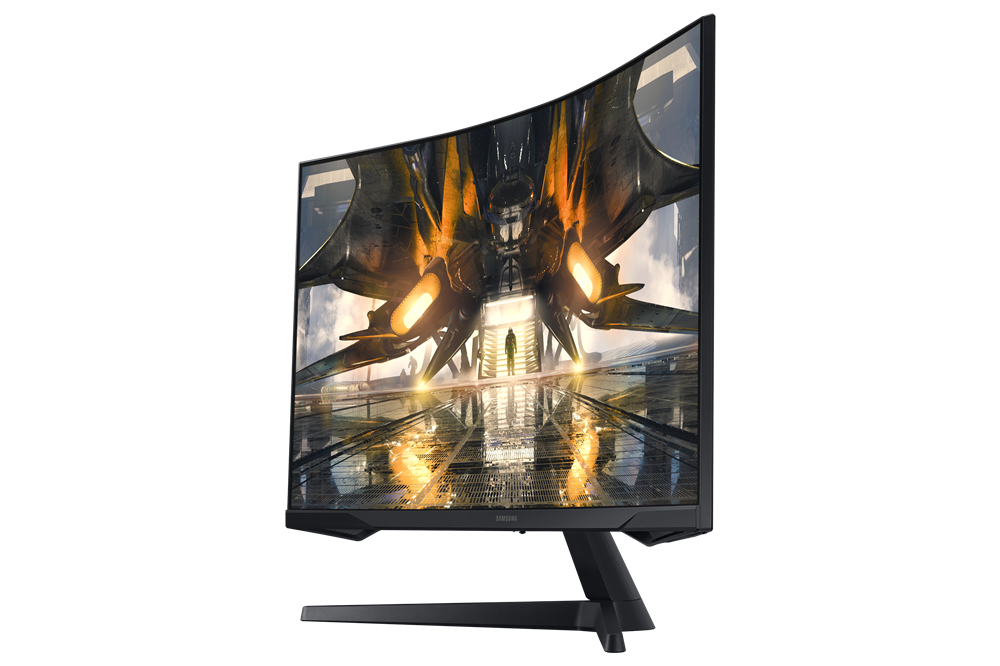 Samsung 32" LS32AG550EPXEN QHD 165Hz HDMI/DP HDR10 ívelt kijelzős gamer monitor