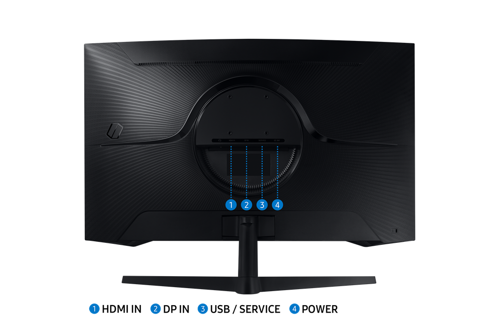 Samsung 32" LS32AG550EPXEN QHD 165Hz HDMI/DP HDR10 ívelt kijelzős gamer monitor