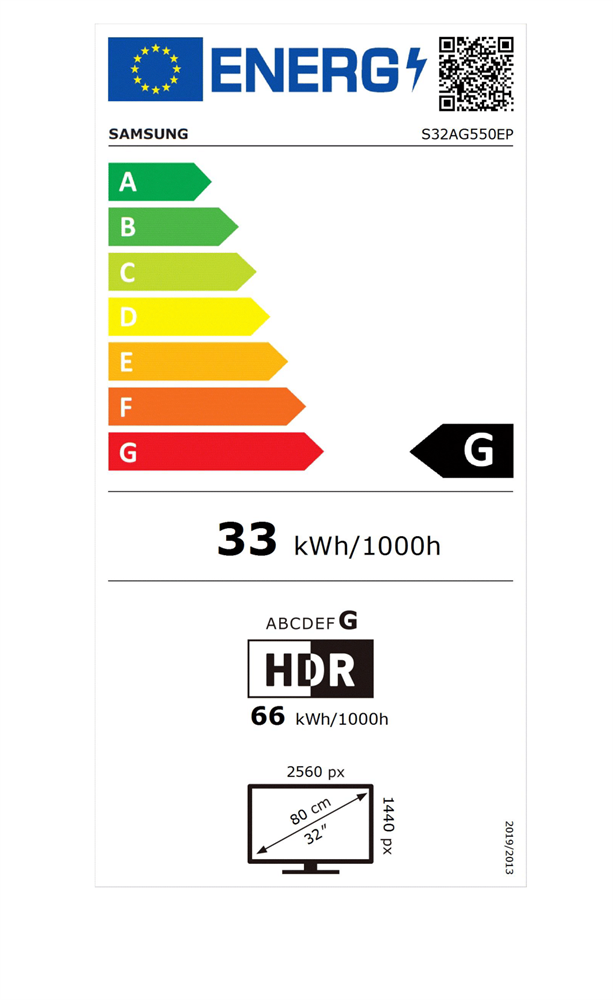 Samsung 32" LS32AG550EPXEN QHD 165Hz HDMI/DP HDR10 ívelt kijelzős gamer monitor