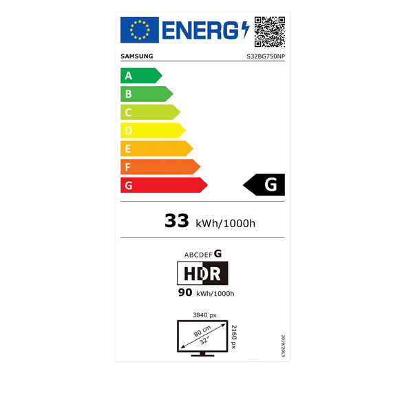 Samsung 32" LS32BG750NPXEN UHD 165Hz HDMI/DP ívelt kijelzős gamer monitor