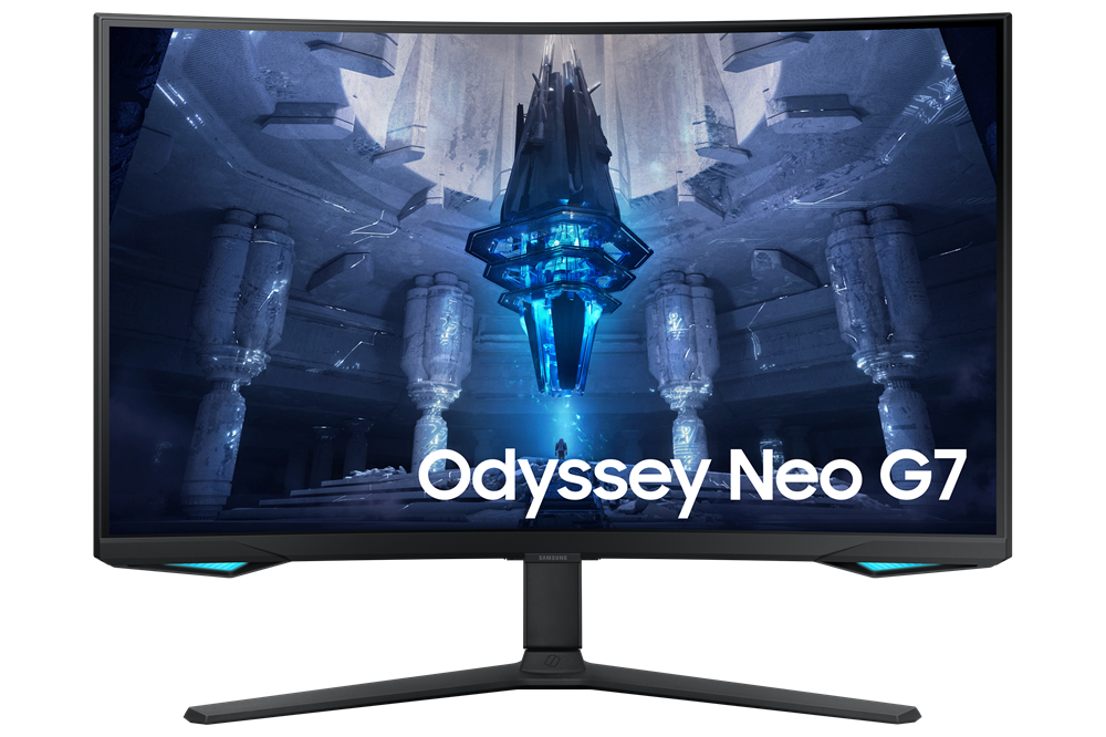 Samsung 32" LS32BG750NPXEN UHD 165Hz HDMI/DP ívelt kijelzős gamer monitor