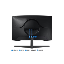 Samsung 32" LS32CG552EUXEN G55C QHD VA 165Hz HDMI/DP ívelt gamer monitor