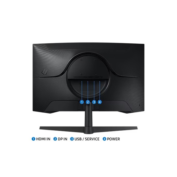 Samsung 32" LS32CG552EUXEN G55C QHD VA 165Hz HDMI/DP ívelt gamer monitor