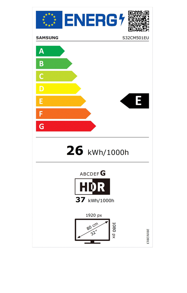 Samsung 32" LS32CM501EUXDU FHD HDMI Smart monitor
