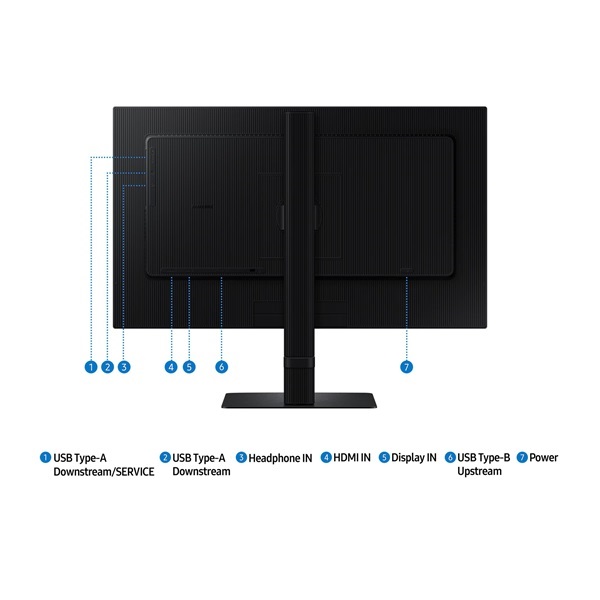 Samsung 32" LS32D600EAUXEN ViewFinity S6 S60D QHD IPS 100HZ DP/HDMI/USB monitor