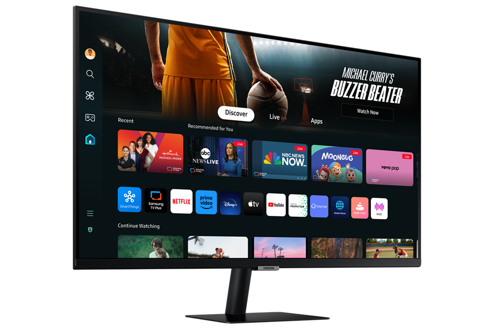 Samsung 32" LS32DM702UUXDU M7 M70D 4K UHD VA HDMI/USB/USB-C/Wi-Fi/Bluetooth smart monitor