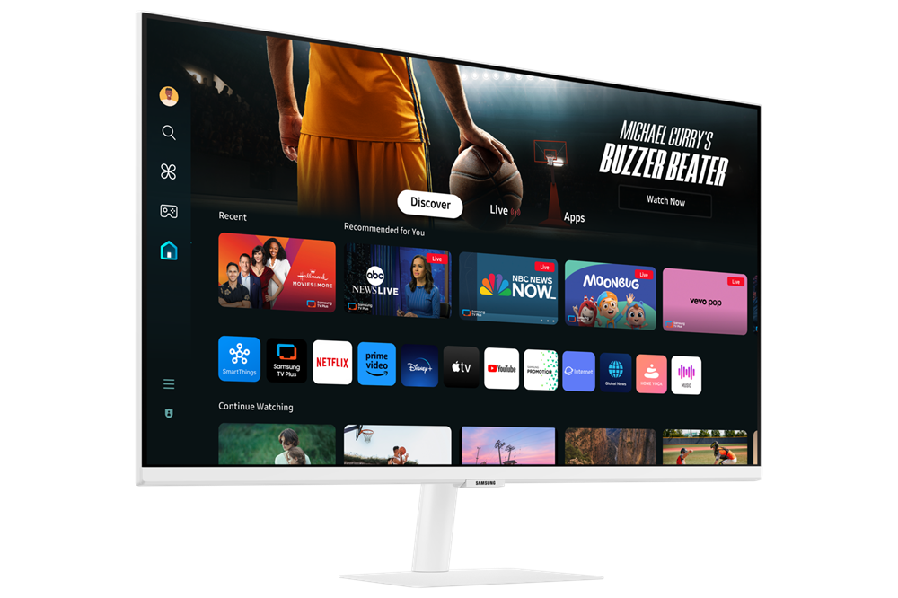 Samsung 32" LS32DM703UUXDU M7 M70D 4K UHD VA HDMI/USB/USB-C/Wi-Fi/Bluetooth smart monitor