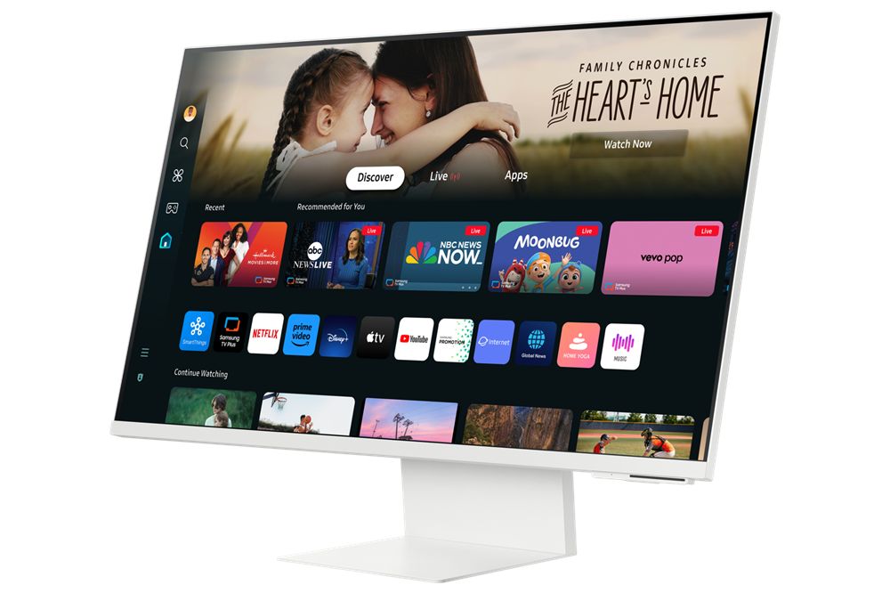 Samsung 32" LS32DM801UUXDU M8 4K UHD VA HDMI/USB/USB-C/Wi-Fi/Bluetooth smart monitor