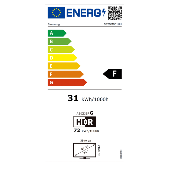 Samsung 32" LS32DM801UUXDU M8 4K UHD VA HDMI/USB/USB-C/Wi-Fi/Bluetooth smart monitor