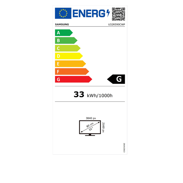 Samsung 32" LU32R590CWPXEN UHD HDMI/DP ívelt kijelzős monitor