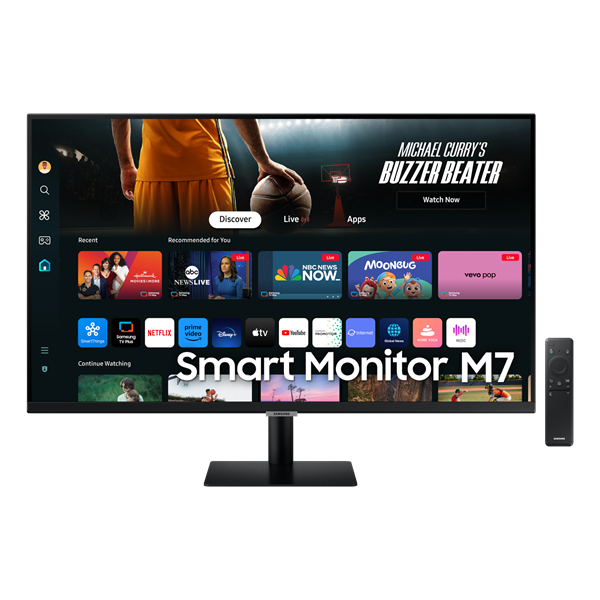 Samsung 32" M7 LS32DM700UPXEN 4K UHD VA HDMI/USB fekete smart monitor