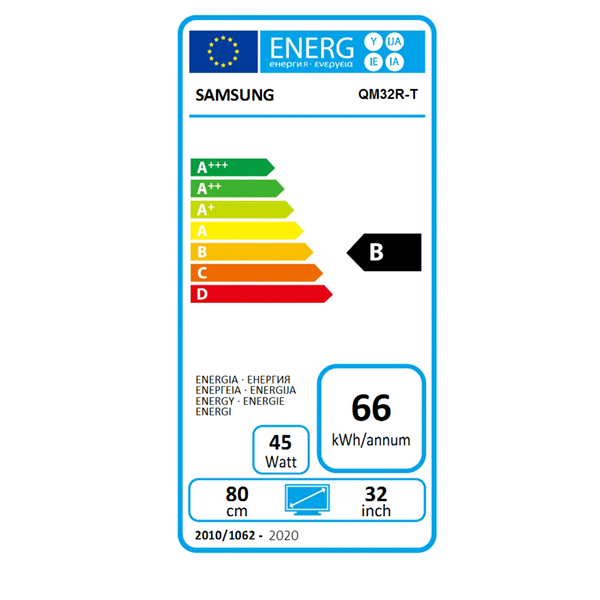 Samsung 32" QM32R-T Full HD New Edge érintőképernyős LFD kijelző