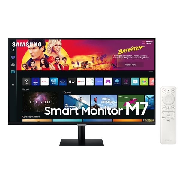 Samsung 32" M7 S32BM700UU 4K UHD VA HDMI/USB/Bluetooth/WiFi fekete smart monitor távirányítóval