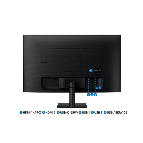 Samsung 32" M7 S32BM700UU 4K UHD VA HDMI/USB/Bluetooth/WiFi fekete smart monitor távirányítóval