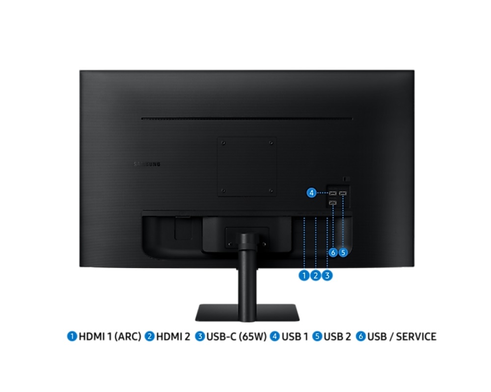 Samsung 32" M7 S32BM700UU 4K UHD VA HDMI/USB/Bluetooth/WiFi fekete smart monitor távirányítóval