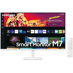 Samsung 32" M7 S32BM701UU 4K UHD VA HDMI/USB/Bluetooth/WiFi fehér smart monitor távirányítóval