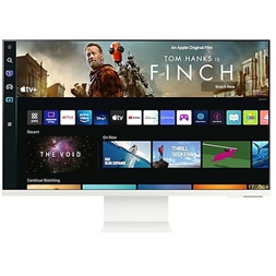 Samsung 32" M8 S32BM801UU 4K UHD VA USB/Bluetooth/WiFi fehér SMART monitor távirányítóval