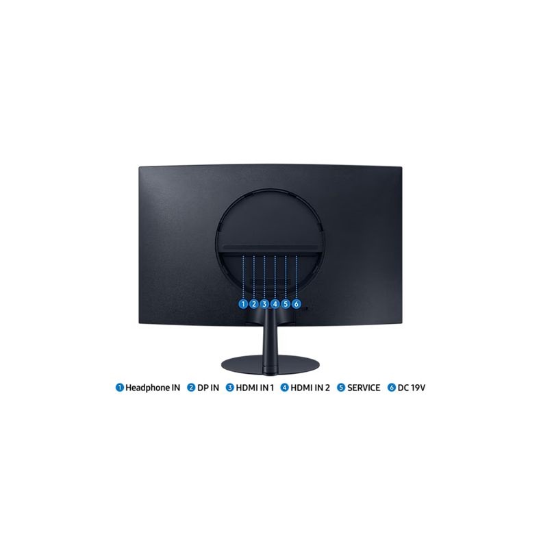 Samsung 32" LS32C390EAUXEN FHD VA HDMI/DP/HDCP ívelt monitor