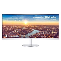 Samsung 34" C34J791WTR UWQHD VA 100Hz HDMI/DP/USB/Thunderbolt szürke ívelt gamer monitor