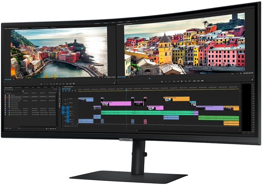 Samsung 34" S34A650UXU UWQHD VA 100Hz DP/HDMI ívelt kijelzős monitor