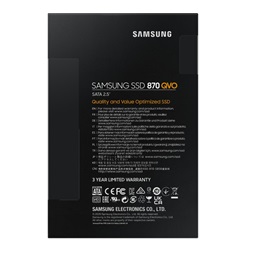 Samsung 4000GB SATA3 2,5" 870 QVO (MZ-77Q4T0BW) SSD