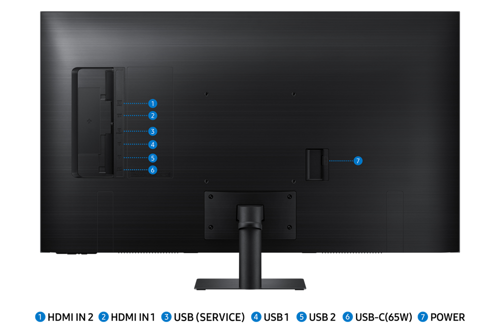 Samsung 43" LS43DM702UUXDU M7 M70D 4K UHD VA HDMI/USB/USB-C/Wi-Fi/Bluetooth smart monitor