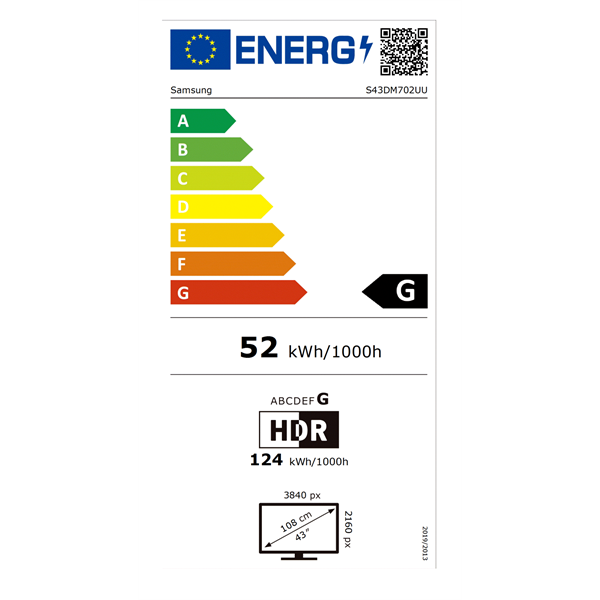 Samsung 43" LS43DM702UUXDU M7 M70D 4K UHD VA HDMI/USB/USB-C/Wi-Fi/Bluetooth smart monitor