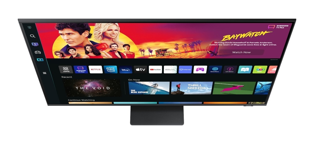 Samsung 43" M7 S43BM700UU 4K UHD VA HDMI/USB/Bluetooth/WiFi fekete smart monitor távirányítóval