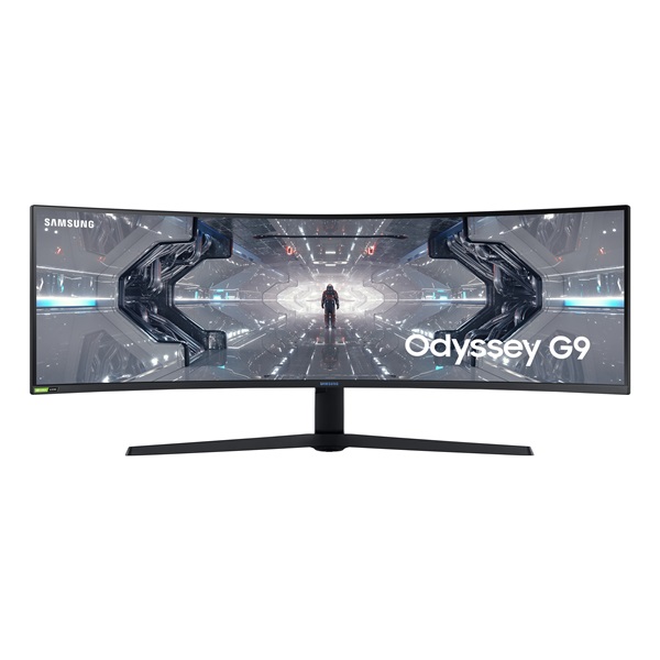 Samsung 49" C49G95TSSR QLED Dual-QHD VA 240Hz HDMI/DP/USB fehér ívelt gamer monitor