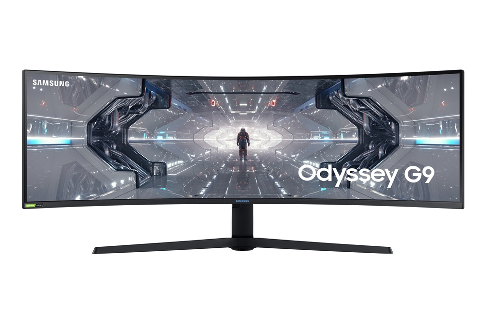Samsung 49" C49G95TSSR QLED Dual-QHD VA 240Hz HDMI/DP/USB fehér ívelt gamer monitor