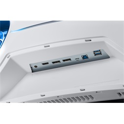 Samsung 49" C49G95TSSR QLED Dual-QHD VA 240Hz HDMI/DP/USB fehér ívelt gamer monitor