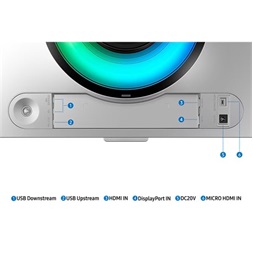 Samsung 49" G93SC 5120x1440 240Hz HDMI/MicroHDMI/DP/USB ívelt gamer OLED monitor (Újracsomagolt)