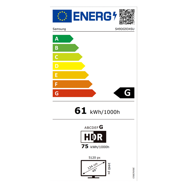 Samsung 49" LS49DG934SUXEN DQHD OLED 240Hz DP/HDMI/USB-C ívelt gamer monitor