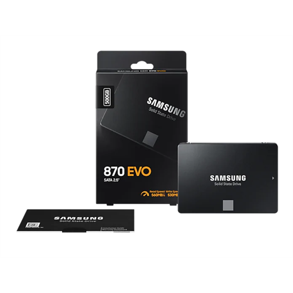 Samsung 500GB SATA3 2,5" 870 EVO (MZ-77E500BW) SSD