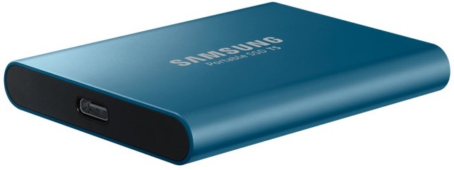 Samsung 500GB USB 3.1 (MU-PA500B/EU) kék T5 külső SSD